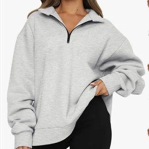 Oversized fleece sweater